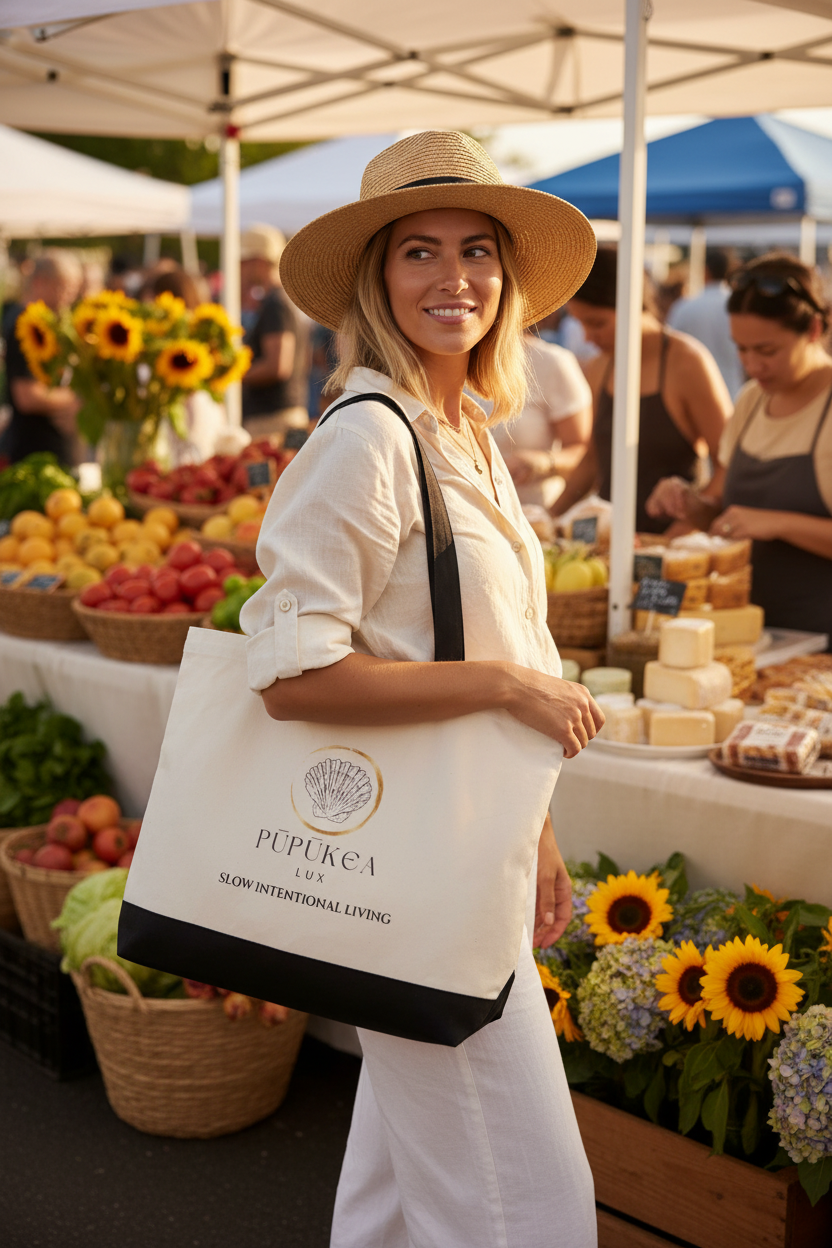 Slow Intentional Living Tote