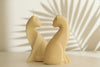Organic Beeswax Cats handcrafted natural beeswax candles